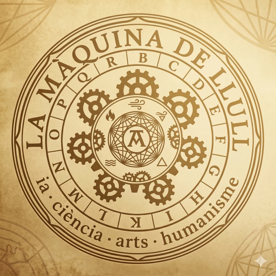 Logotipo del podcast La Màquina de Llull